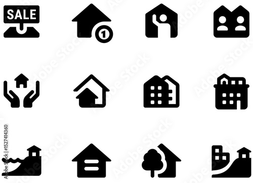 Set of Real Estate icons
