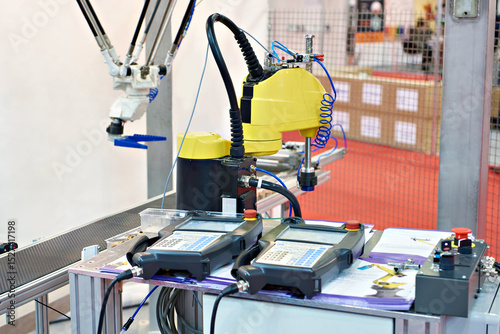 Control panels for manipulators for food production