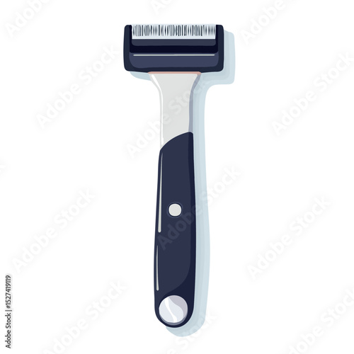 2D flat vector illustration of Razor, isolated on a white background.