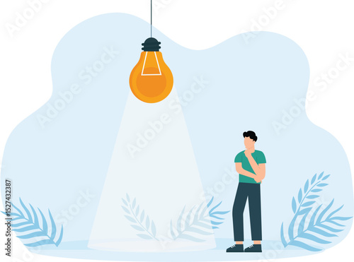 Intelligence thinking and wisdom or intuition in genius brain, creative mindset or emotional intelligence, smart thinking or psychology concept

