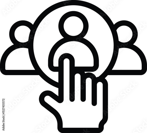 Icon Hiring Vector Design
