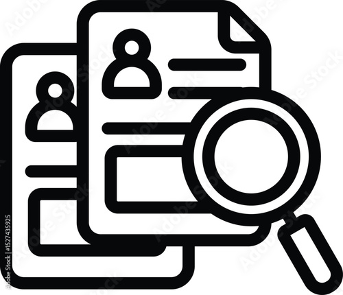 Icon Hiring Vector Design