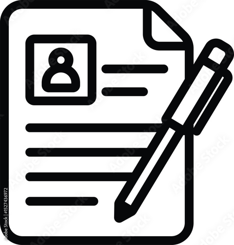 Icon Hiring Vector Design
