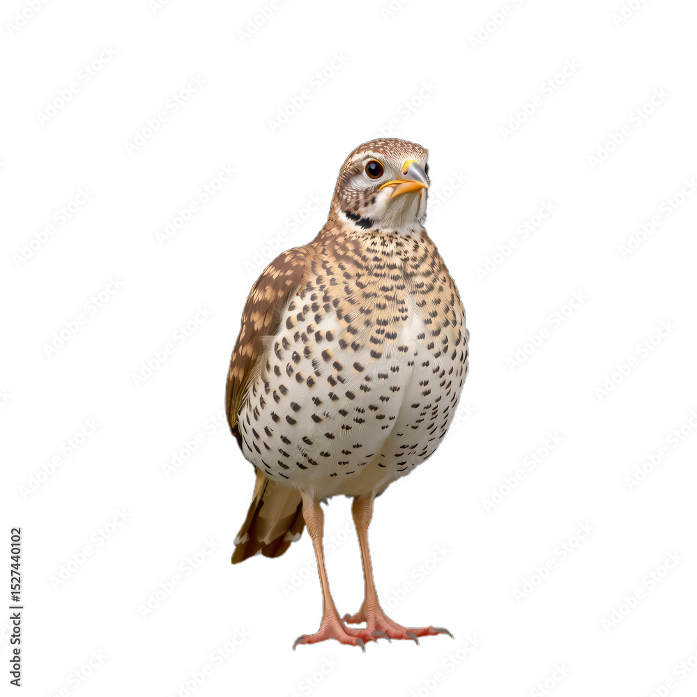 Obraz premium Quail with transparent background PNG and JPEG image 