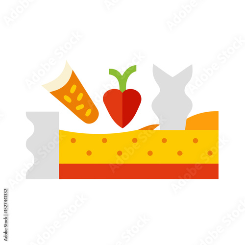 Biodegradable Film Covering Vegetable Patch Cutout