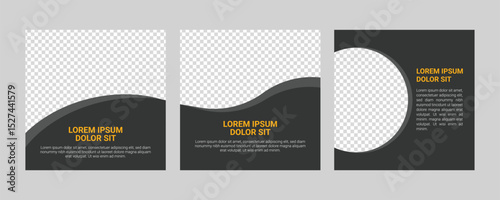 Editable minimal square banner templates for modern social media posts and web ads. Vector-based, photo-friendly, and fully customizable. Clean, elegant, and ready to boost your brand. Social platform