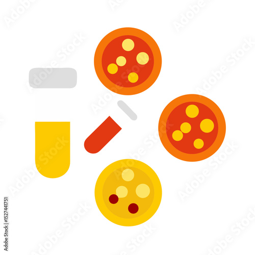 Closeup of Microplastic Test Kit Components Isolated