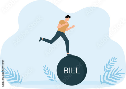 B rusinessisk and mistake or failure, challenge or problem and difficulty concept
