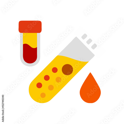 Microplastic Testing Kit with Sample Vial illustration Cutout
