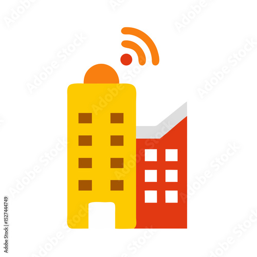 Smart Building Management System Green Transparent illustration