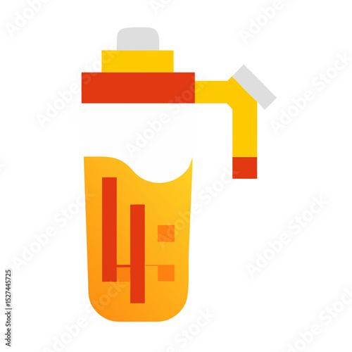 Water Filter Pen with Lid Closed Transparent illustration