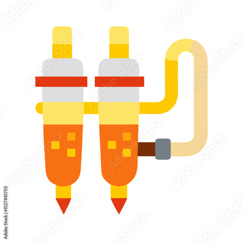 Water Filter Pen with Multiple Filters Displayed Isolated Background