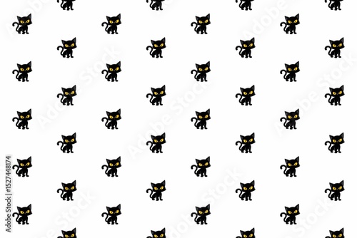 seamless pattern with cats