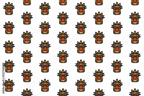 seamless masks pattern