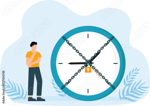 time to change or fix mistake, inevitable failure or urgency closed to deadline concept
