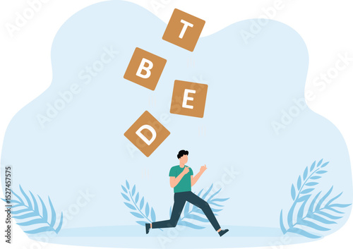 Debt problem and obligation or financial loan crisis, liability or credit failure, no money to pay for debt, mortgage default concept

