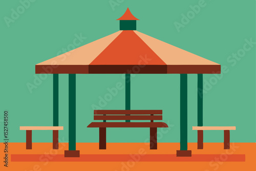 Wooden table and chairs in a cafe or restaurant interior