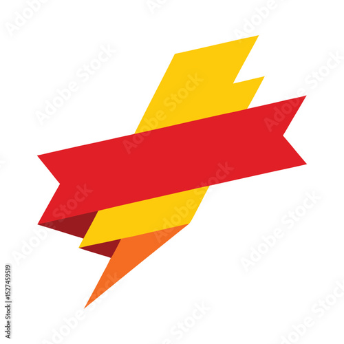 Flash Sale Banner with Red Lightning Icon