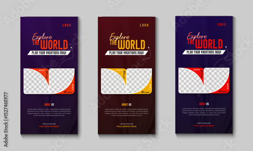 Travel DL Flyer Template for Vacation Deals, Tour Promotions, Holiday Getaways, Flight Booking, Adventure Trips, Summer Holidays, Travel Agency Marketing Design