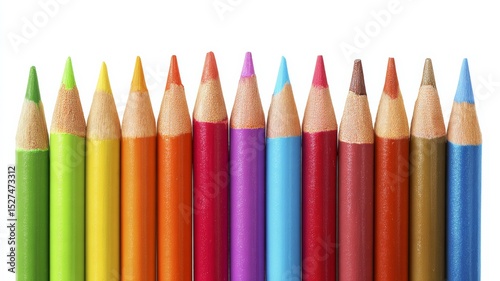 Wallpaper Mural Colorful world of colored pencils, unlimited creative color stack Torontodigital.ca