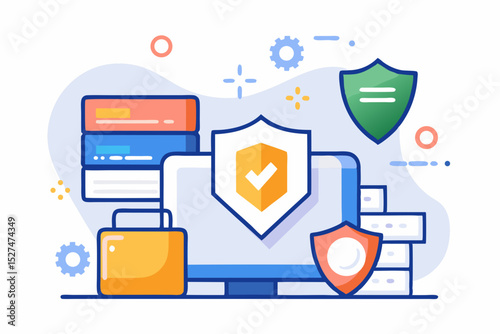 digital workspace security firewall icon