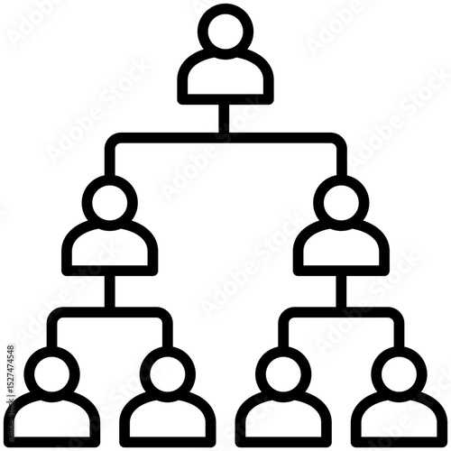 Organization Structure Icon