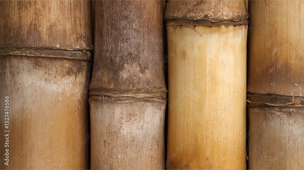 Bamboo Stalk Texture Close Up Bamboo Stalk Texture Close Up