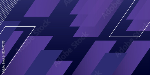Abstract gradient geometric shape background. Vector illustration