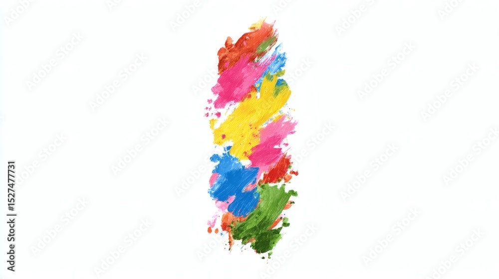 Fototapeta premium Colorful Paint Stroke