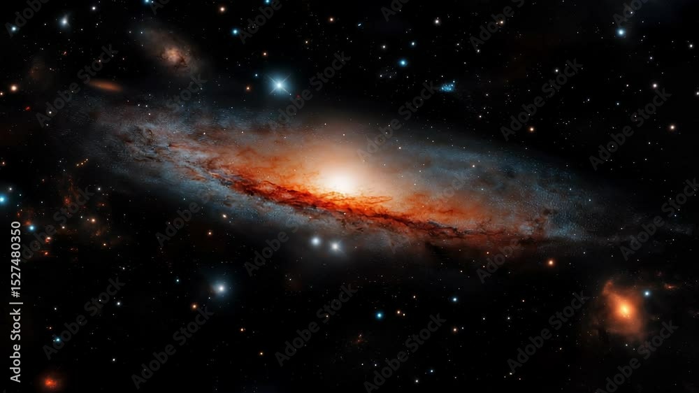 Witness the captivating beauty of a faraway galaxy illuminated by vibrant colors and swirling gases. Dive deep into the cosmos and marvel at the intricate details that bring the universe to life.