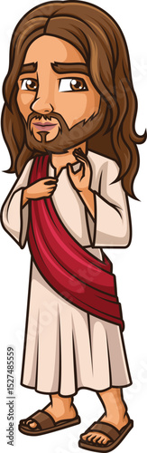Jesus Christ Giving His Blessings Vector Image