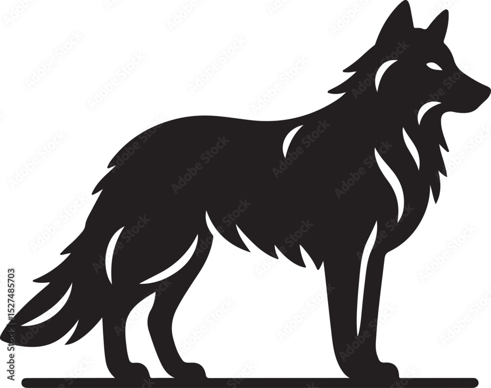 Majestic Wolf Vector Illustration
Majestic Wolf Vector Illustration