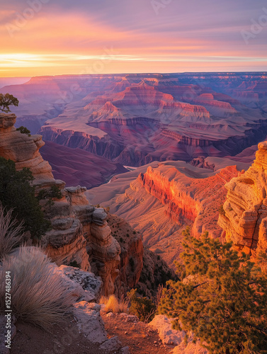 Bild auf Leinwand Grand Canyon Sunrise