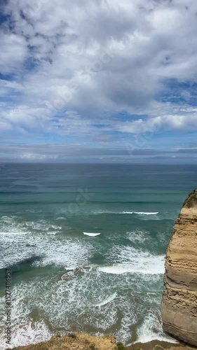 Twelve Apostles Rock Formations on Great Ocean Road, Australia