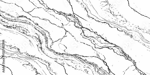  black wavy lines creating a marble like texture and abstract appearance overall white background.