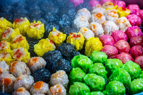 Photography Street food sold at Jalan Alor market, Kuala Lumpur, Malaysia
