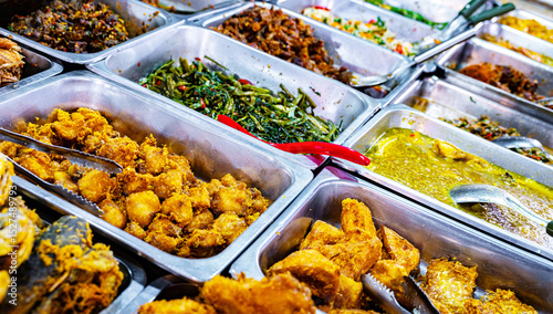 Photography Street food sold at Jalan Alor market, Kuala Lumpur, Malaysia