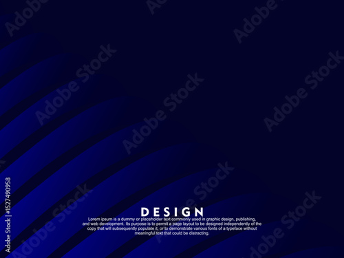 Premium background design with dark blue luxury motif. Vector horizontal template, for digital luxury business banner, contemporary formal invitation, luxury voucher, gift certificate, etc.
