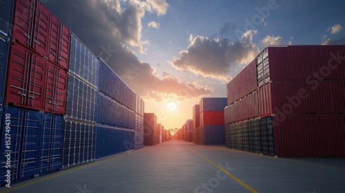 Wallpaper Mural Aerial shot of a sugarcane farm with solar panels, a large water tank, and well-maintained irrigation systems Torontodigital.ca