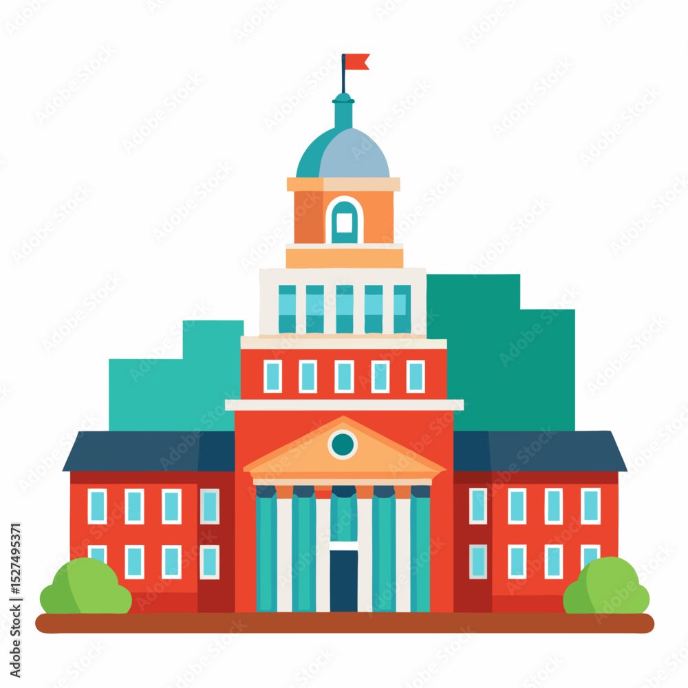 Fototapeta premium vector illustration of church