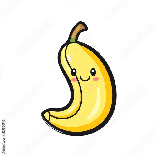 Cute cartoon banana