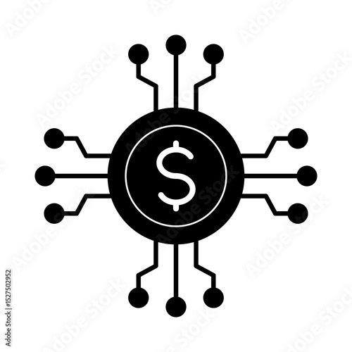 Crypto Icon Glyph