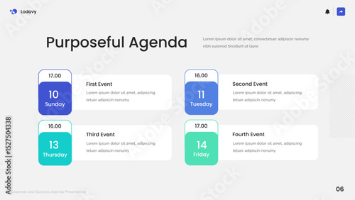 Corporate and Business All Purpose Agenda Template