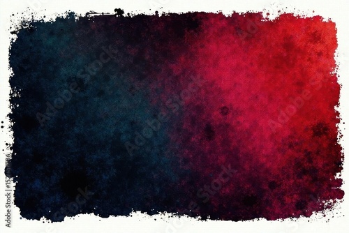 Bold black ink strokes, distressed border, empty space , blank, splatter