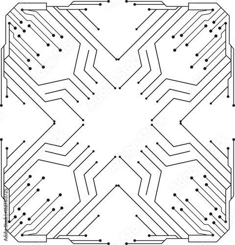 Circuit Technology Square Element
