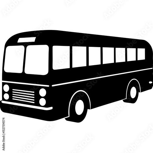 vector illustration of a bus