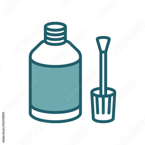 correction fluid icon vector design template