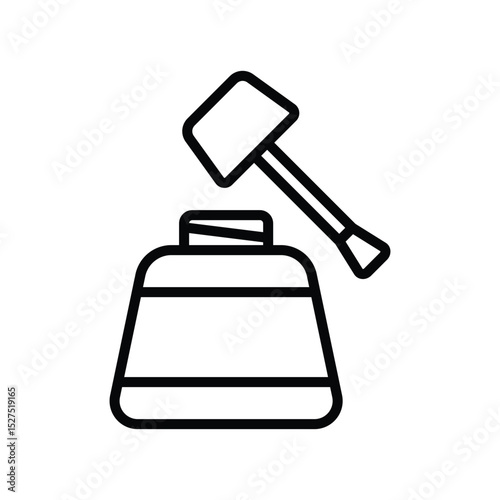 correction fluid icon vector design template