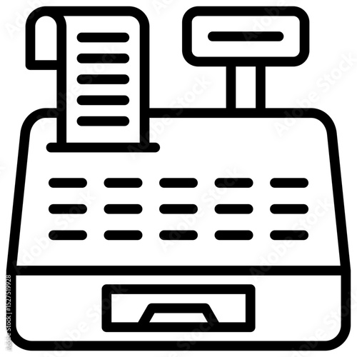 Cash Register line icon