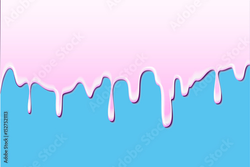 Creamy Dripping Sweet Dessert Background